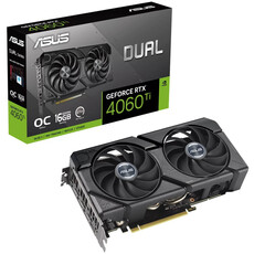 ASUS Dual GeForce RTX 4060 Ti EVO OC Edition 16GB GDDR6 Graphics Card (90YV0JH8-M0NA00)