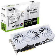 ASUS TUF Gaming GeForce RTX 4070 Ti SUPER 16GB GDDR6X White OC Edition Graphics Card (90YV0KF2-M0NA00)