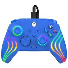 PDP Afterglow Wave Wired Controller for Xbox Series X|S&PC - Blue