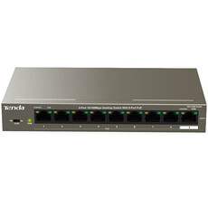 Tenda 9-Port 10/100Mbps Desktop Switch With 8-Port PoE (TE-TEF1109P-8-63W)