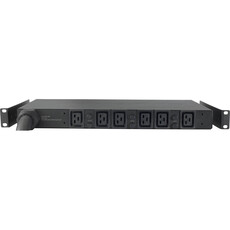 APC Rack PDU, Basic, 1U, 22kW, 400V, (6) C19 (AP7526)