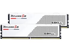 G.Skill Ripjaws S5 DDR5-5600MHz CL36-36-36-76 1.20V 32GB (2x16GB) White Desktop Memory (GZ-RJS5-5600-2x16W)