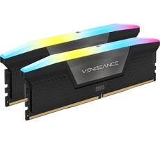 Corsair VENGEANCE RGB 64 GB (2 x 32 GB) DDR5 DRAM 5200MHz C40 Memory Kit (CMH64GX5M2B5200C40)