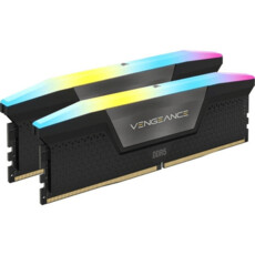 Corsair VENGEANCE RGB 32 GB (2 x 16GB) DDR5 DRAM 6000MHz C40 Desktop Memory Kit (CMH32GX5M2B6000C40)