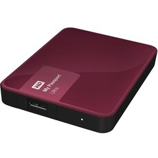 WD My Passport Ultra Portable 1TB 2.5-inch USB 3.0 Hard Drive (WDBGPU0010BBY) - Berry