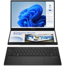 ASUS Zenbook Duo UX8406 Notebook PC - Core Ultra 9-185H / 14.0" WQXGA+ OLED Touch / 32GB RAM / 1TB SSD / Win 11 Pro / Inkwell Grey (UX8406MA-OU93210G0X)