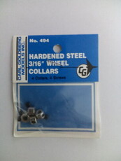 Wheel collars cg 3/16  steel (4) sls