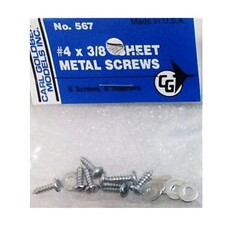 Screw cg sheet metal #4x3/8  (8)