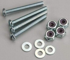 Bolt set w/lock nuts dub 4-40x0.50 (4)