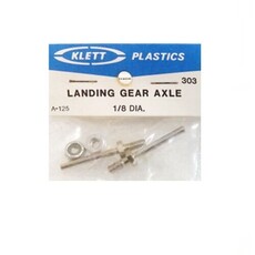 Landing gear axle kl 1/8 ss (2) sls