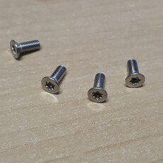 Cap screw m2.5x6 countersunk spline ss 4