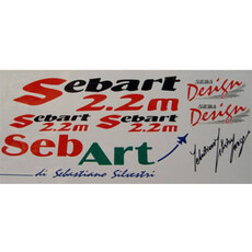 Decal set sebart 2.2m  rwb disc