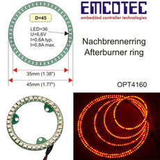 Led afterburner ring emcot 45mm sls