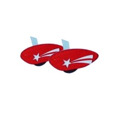 Wheel pants edge 540 size 1.2-1.6 wh/red