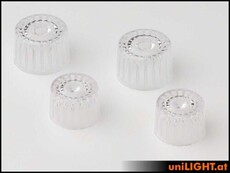 Light caps round ul for 19&22mm lights