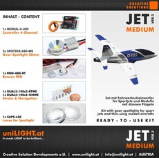 Jet medium lighting set ul