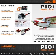 Pro medium lighting set ul