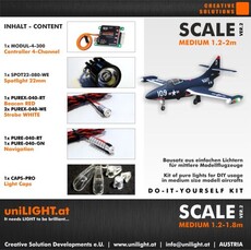 Scale medium lighting set ul