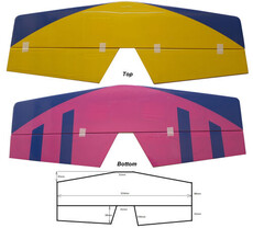 Stabilizer covered (yell/blue/pink) sls