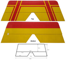 Stabilizer covered (yellow/red) m sls