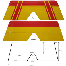 Stabilizer covered (red/wh/blue) l sls