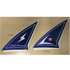 Fin (vertical) p&c f-27 lightning sls