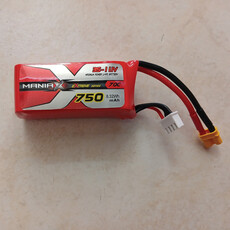 Batt maniax 3s 750 70c (xt-30)