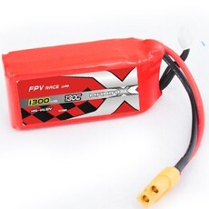 Batt maniax 4s 1300 130c (xt-60) racing