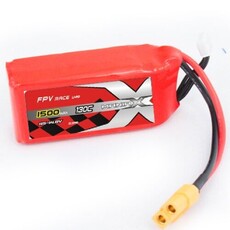 Batt maniax 4s 1500 130c (xt-60) racing