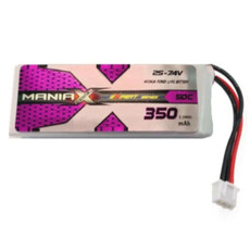 Batt maniax 2s 350 50c (jst) m1 heli