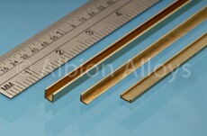 Brass angle alb 90deg 5x5mm