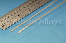 Phosphor bronze strip alb 1x0.135mm