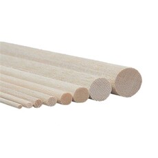 Balsa dowel 3x1000mm 1/8  (white)