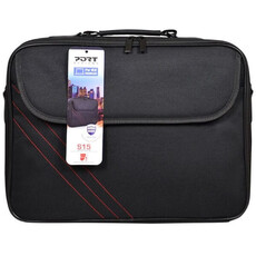 Port Designs S15 15.6" Clamshell Laptop Bag - Black&Red (150038)