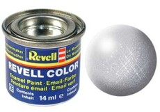 Paint enamel metallic silver revell