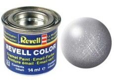 Paint enamel metallic steel revell