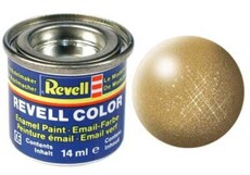 Paint enamel metallic gold revell