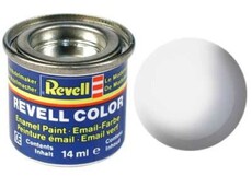 Paint enamel silk white revell