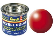 Paint enamel silk fluor red revell