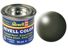 Paint enamel silk olive green revell