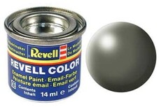 Paint enamel silk grey green revell