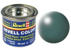 Paint enamel silk leaf green revell