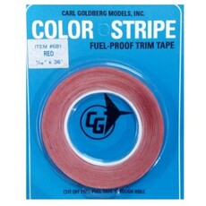 Trim tape cg 1/16x36  (red)