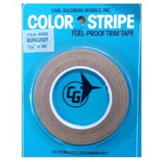 Trim tape cg 1/16x36  (burgundy)