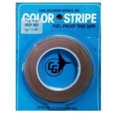 Trim tape cg 3/32x36  (deep red)