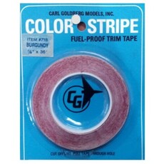 Trim tape cg 1/8x36  (burgundy)