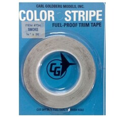 Trim tape cg 1/4x36  (smoke)