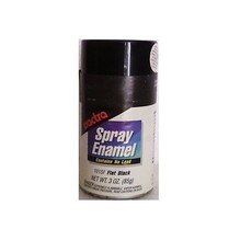 Enamel spray pactra flat black 85g sls