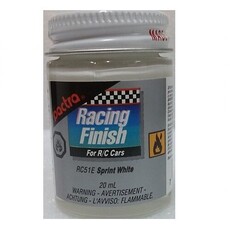 Paint pactra rc car finish sprint white