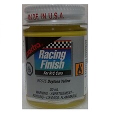 Paint pactra rc car finish daytona yello